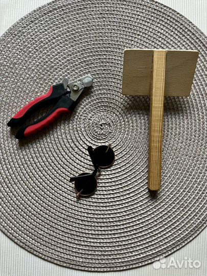 Когтерез, пуходерка, очки для котика