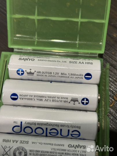 Аккумуляторные батарейки eneloop pro аа 1.2 v