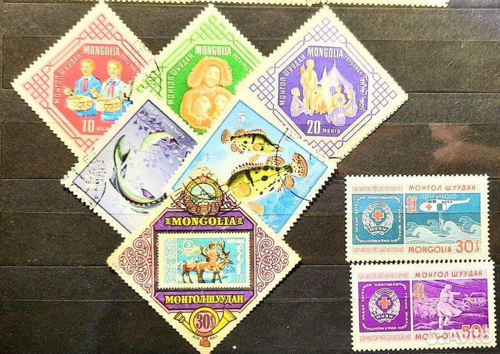 Редкие марки Монголии (обмен)