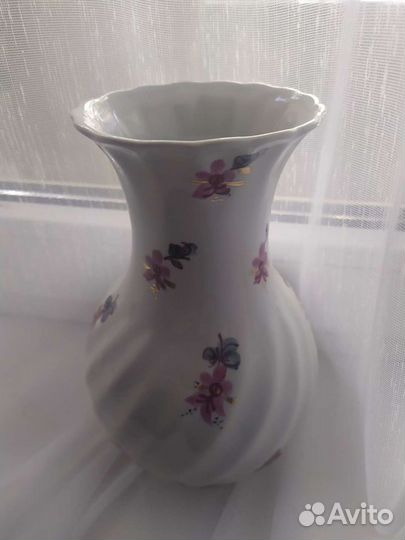 Ваза для цветов фарфоровая, СССР