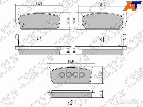 Колодки тормозные зад nissan cedric Y32/33/laurel
