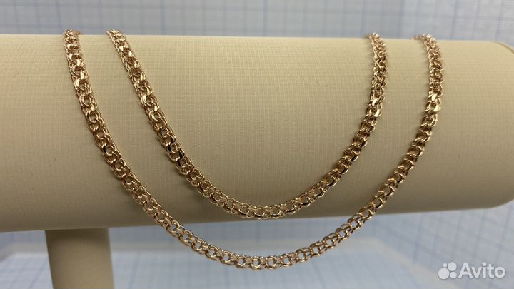Золотая цепь бисмарк 55 см