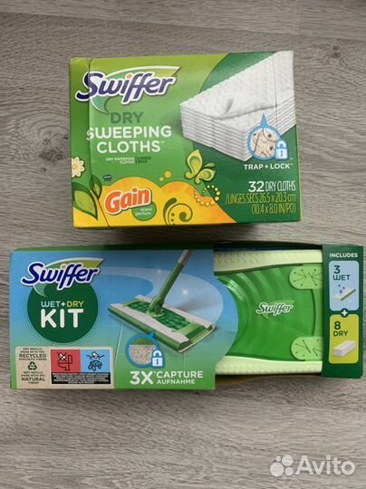 Swiffer сухие салфетки USA