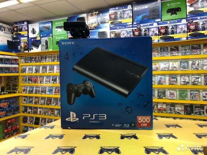 PS3 SS 500GB Модифицированная + 2геймпада