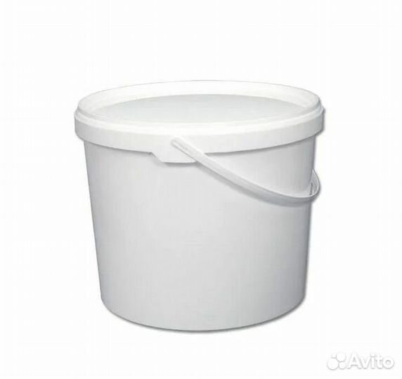 Ведро пластиковое с крышкой 10 литров