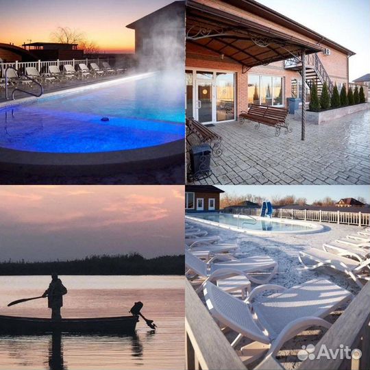 База отдыха с бассейном и рыбалкой