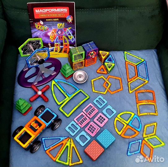 Magformers Mastermind 115дет + инстр. Без коробки