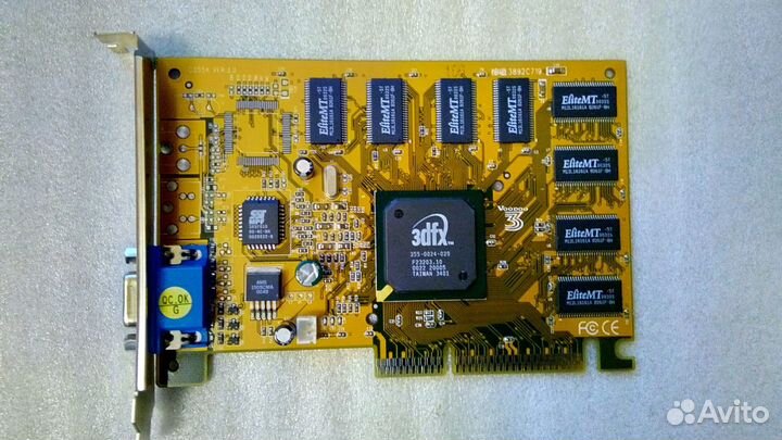 Видеокарта 3DFX Voodoo 3 3000 16Mb v3.0