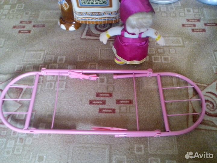 Кроватка Маша Лев пирамида музковрик