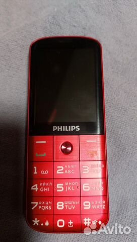 Телефон Philips Xenium E227 Красный объявление продам
