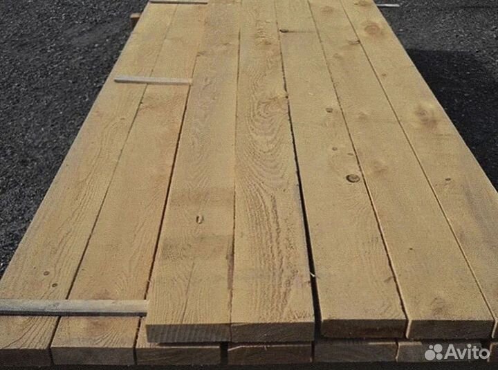 Доска обрезная 40х150х6000 На обрешётку