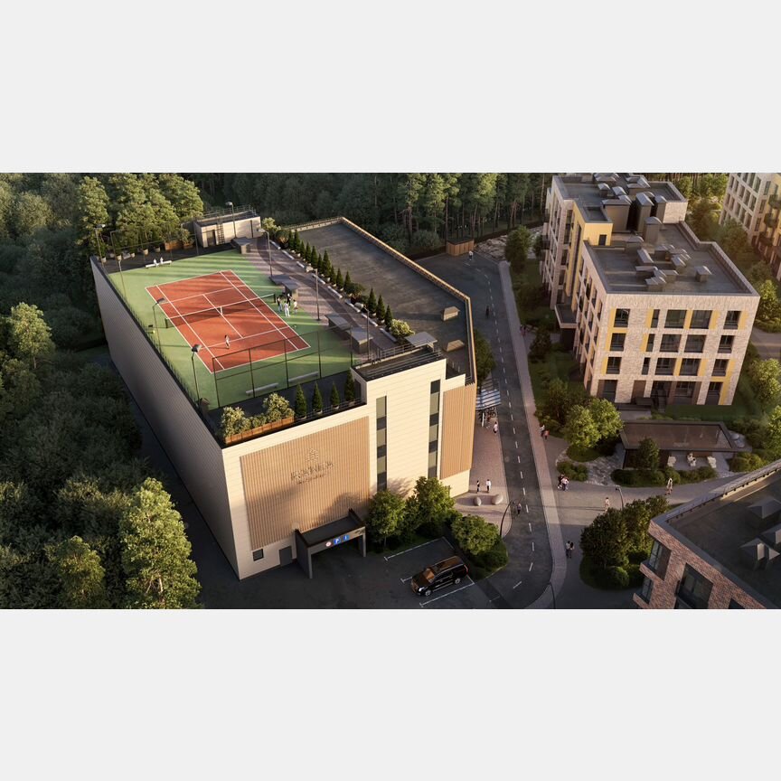 1-к. квартира, 40,9 м², 1/4 эт.