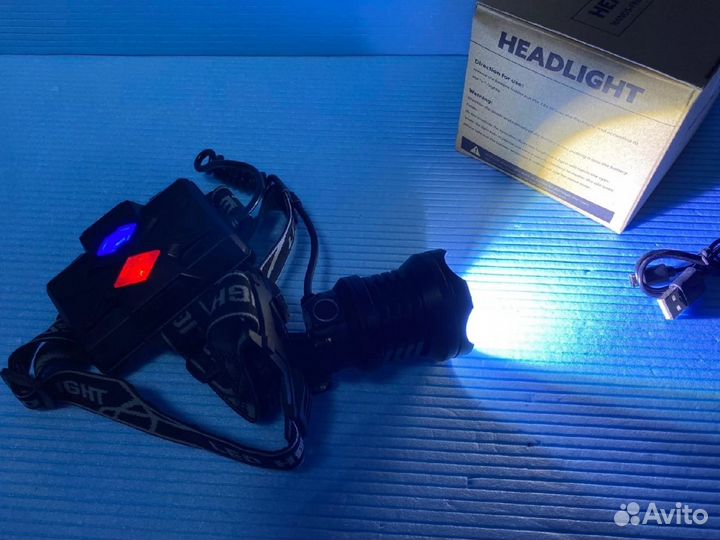 Фонарь налобный Xbalog Police 3 акб