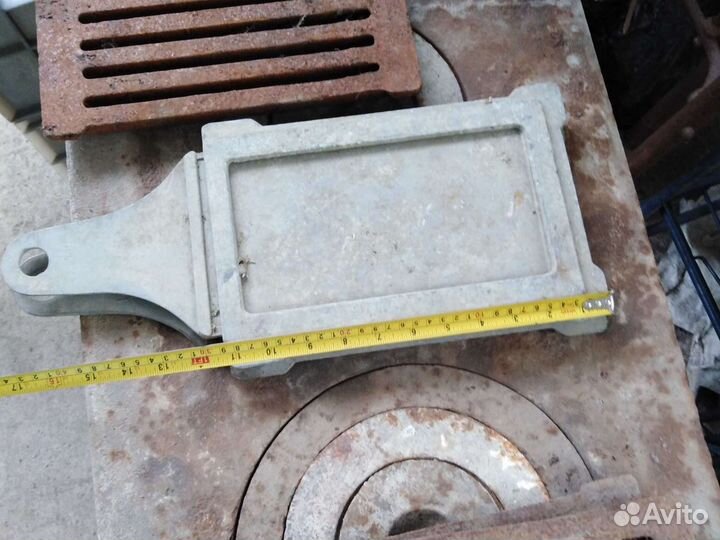 Печная чугунная панель