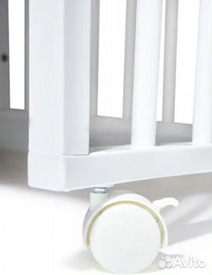 Кроватка детская приставная с матрасом