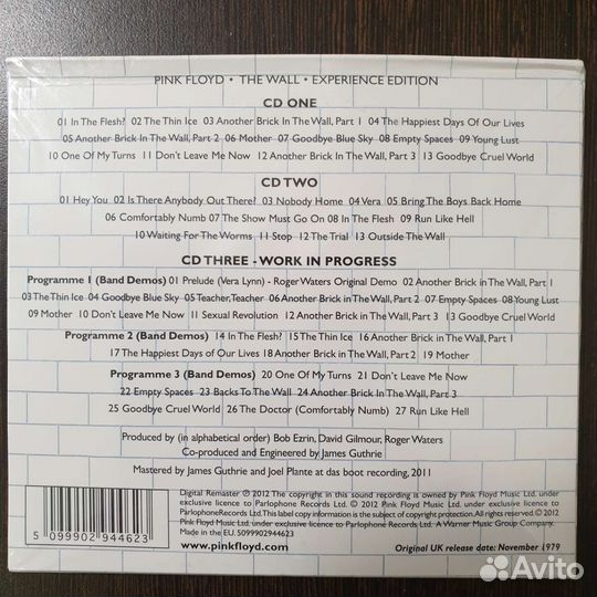 Pink Floyd. Фирменные cd