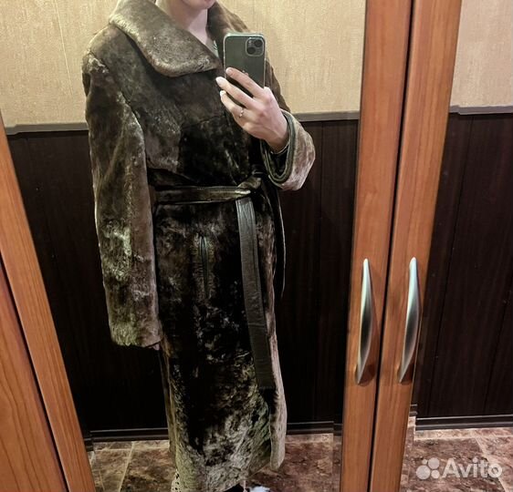 Шуба из мутона 42 44