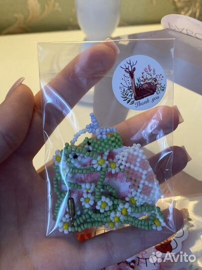 Набор амигуруми и украшений из бисера