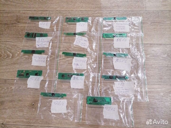 Платы из картриджей для приставки dendy (денди)