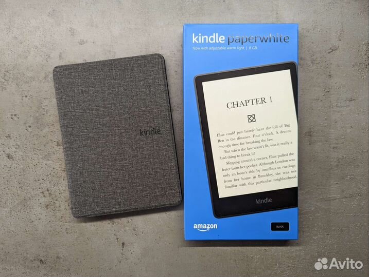 Новая Amazon Kindle Paperwhite 2021 с обложкой