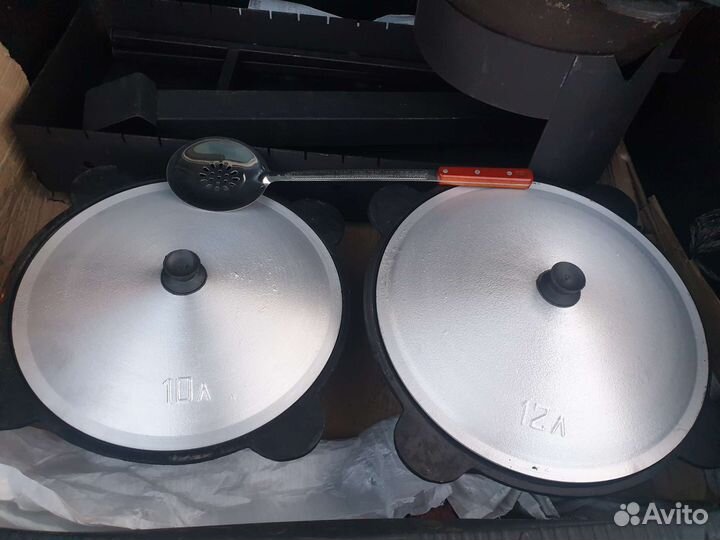 Казаны чугунный новый