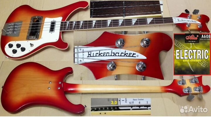 Rickenbacker USA и Japan басы