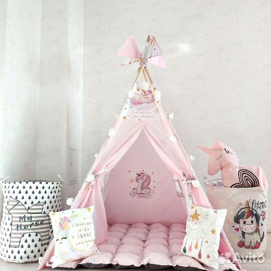 Вигвам детский, Палатка, шатер домик, новый