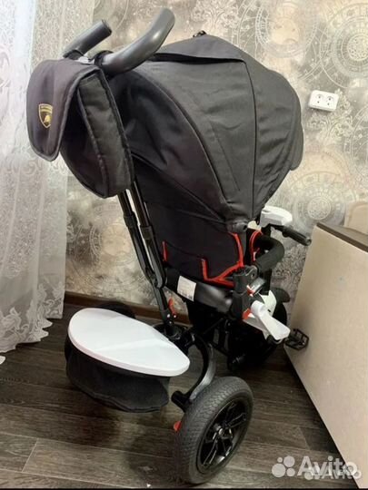 Велосипед коляска с ручкой