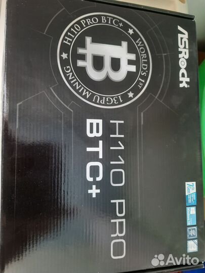 Материнская плата h110 btc + на 12 слотов