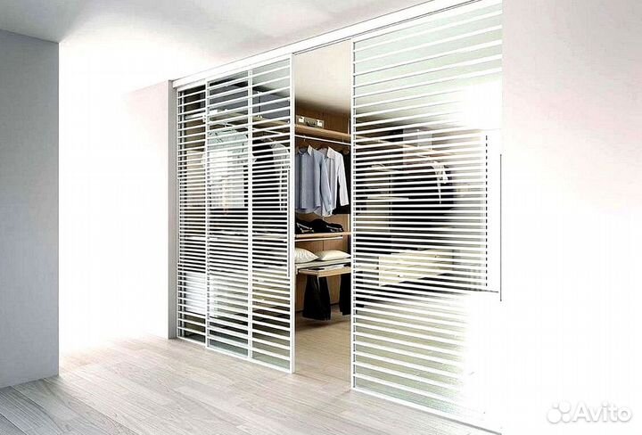 Межкомнатные перегородки. Раздвижные двери из реек