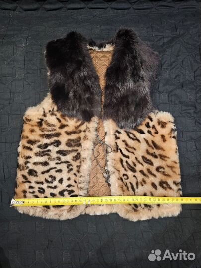 Меховой жилет детский из натуральной шерсти