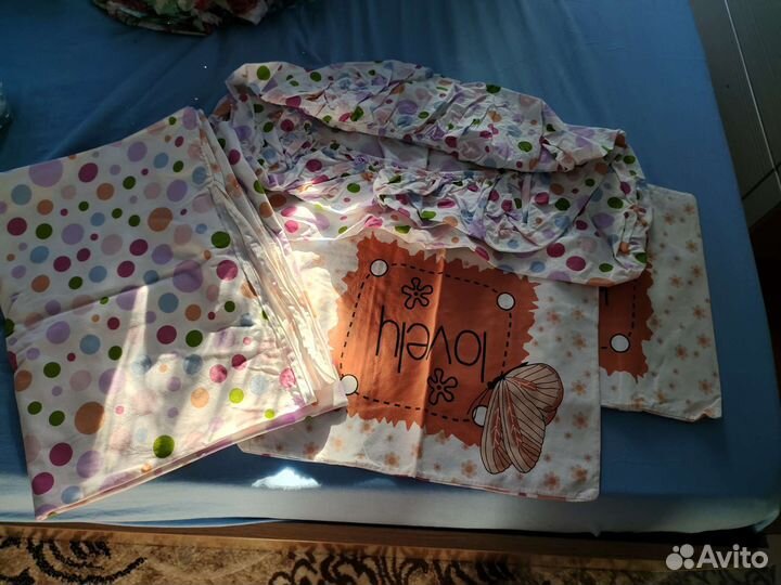 Комплект постельного в ясли кровать