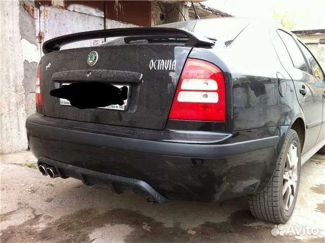 Задний бампер skoda octavia A4 тур