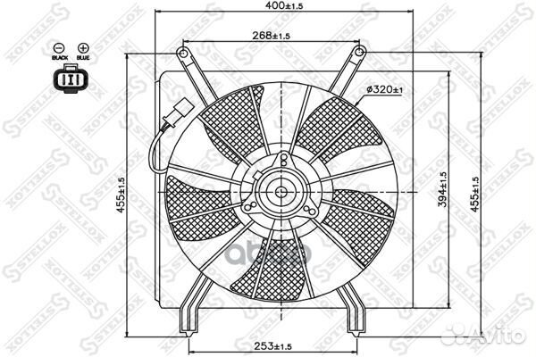 29-99418-SX вентилятор охлаждения Honda CR-V 2