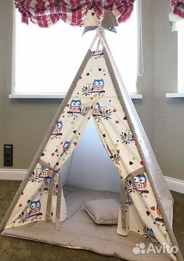 Вигвам детский игровой домик палатка шашаш балдахи