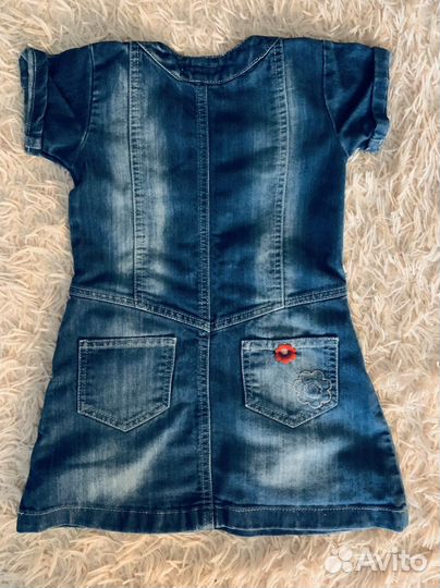 Платье джинсовое