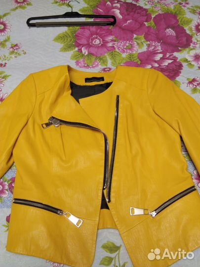Куртка кожаная женская 48 50