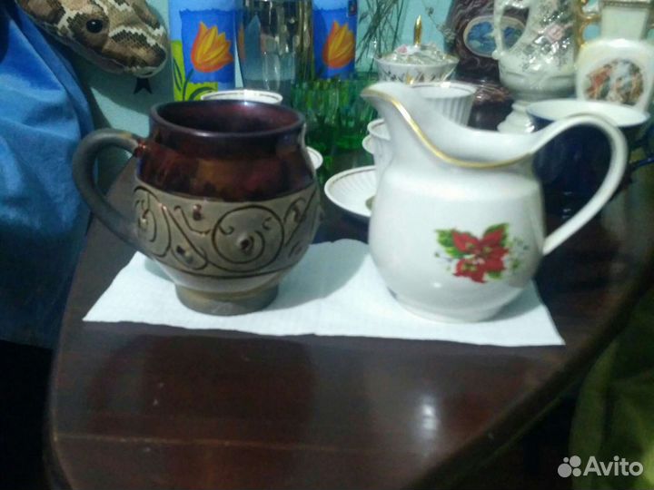 Посуда разная :кофейные пары из костяного фарфора