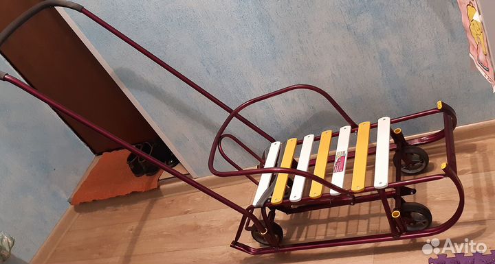 Санки на колёсах