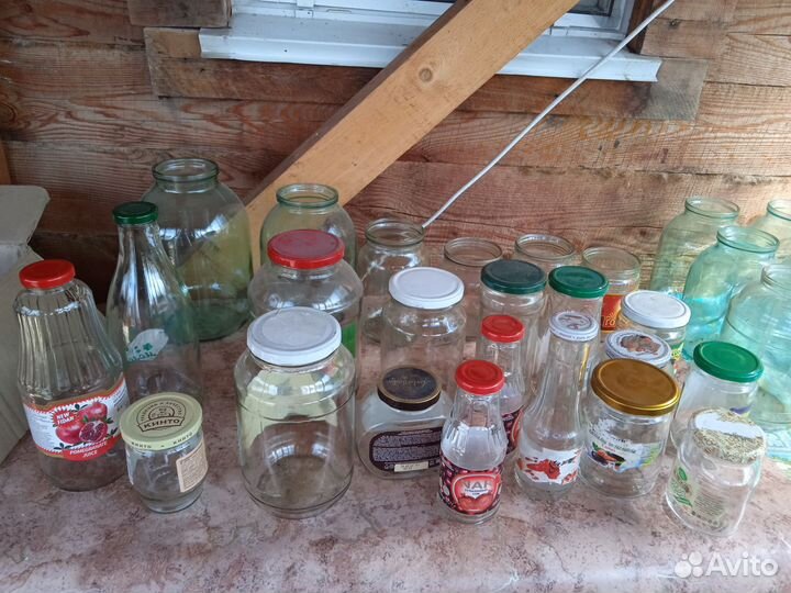 Банки стеклянные разные