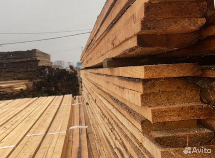 Доска обрезная, 2 сорт 25х150х6000 мм