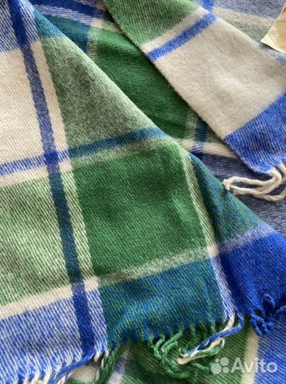 Плед шерсть новый