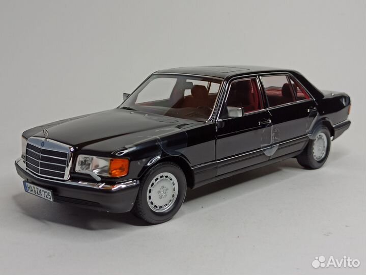 Mercedes 560 Sel Black (W126) Norev 1:18 Раритет