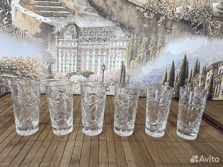 Хрустальные рюмки стопки СССР