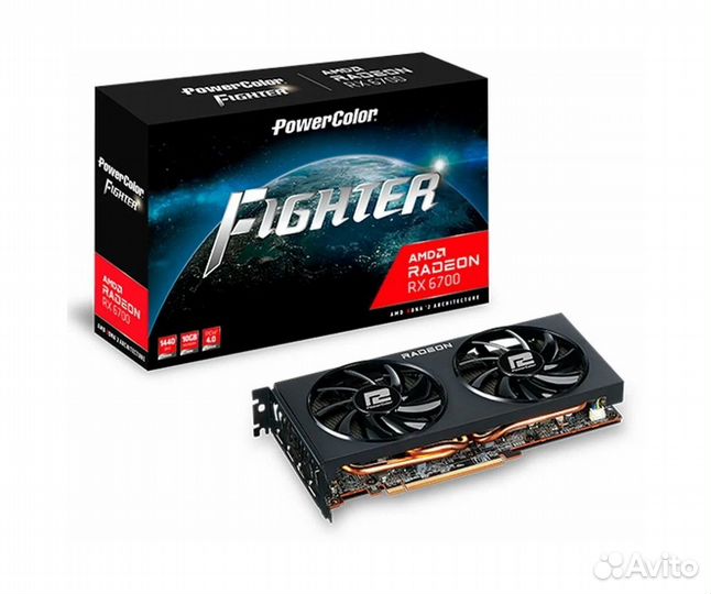 Видеокарта PowerColor AMD Radeon RX 6700 Fighter O