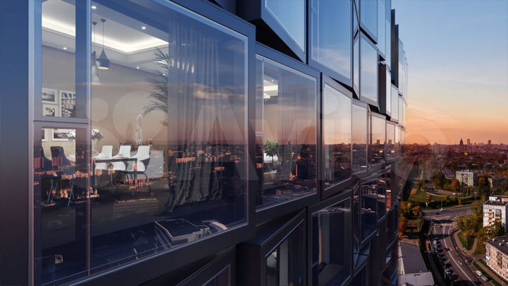 1-к. апартаменты, 68,9 м², 13/17 эт.