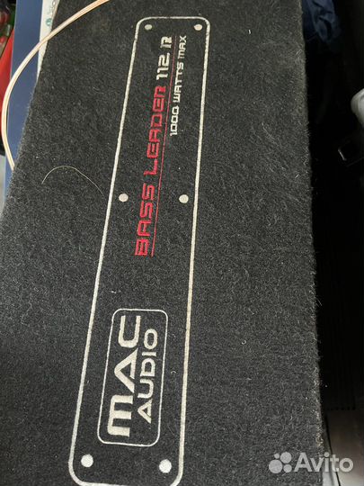 Сабвуфер и усилитель 1000w