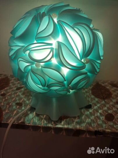 Торшер из изолона лилия