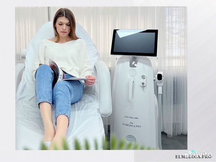 Диодный лазер ElMedica MaxOne 1200вт 2024 года