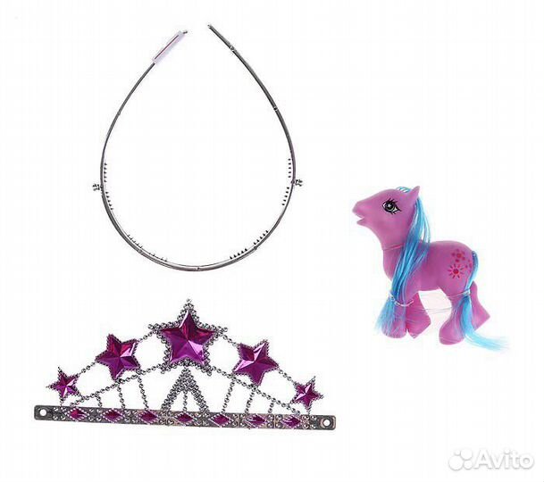 Пони малышка с короной в пакете. Новая
